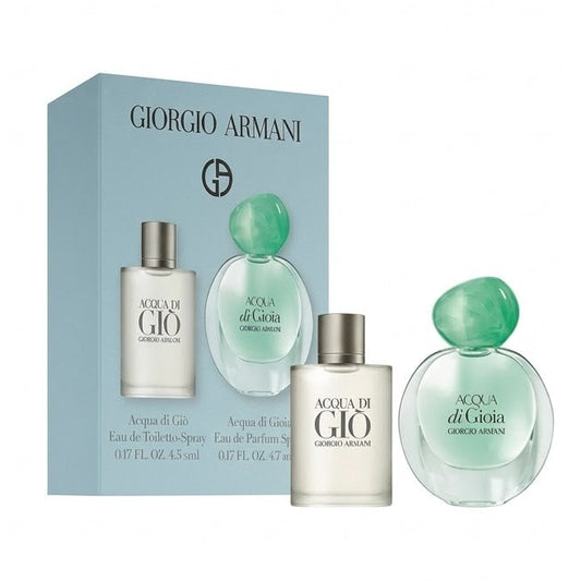 Set Miniaturas Acqua di Giò EDT & Acqua di Gioia EDP 5ml mini perfumes – Giorgio Armani Perfume Giorgio Armani
