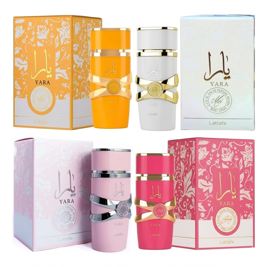 Set Miniaturas My Yara Collection 4x5ml – Lattafa Mujer Perfume Lattafa