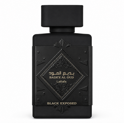 Decants Bade'e Al Oud Black Exposed EDP – Lattafa Perfumes Unisex Decant de Perfume Lattafa Perfumes