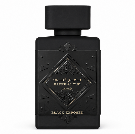 Decants Bade'e Al Oud Black Exposed EDP – Lattafa Perfumes Unisex Decant de Perfume Lattafa Perfumes