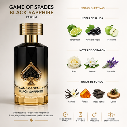 Black Sapphire – Game of Spades Unisex Perfume Game of Spades