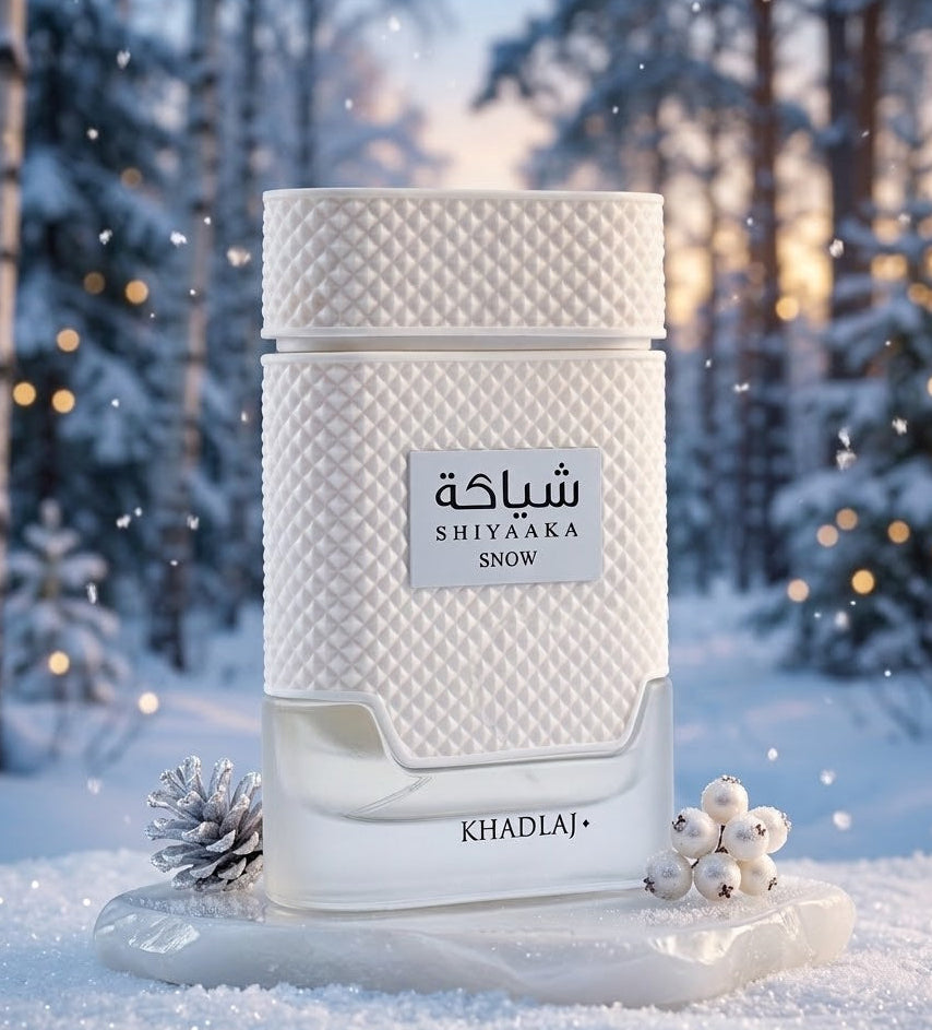 Decant Shiyaaka Snow EDP 3ml, 5ml, 10ml – Khadlaj Unisex Perfume Khadlaj